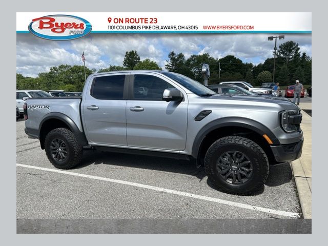 Iconic Silver Metallic 2024 Ford Ranger Pickup Truck Four-Wheel Drive Automatic