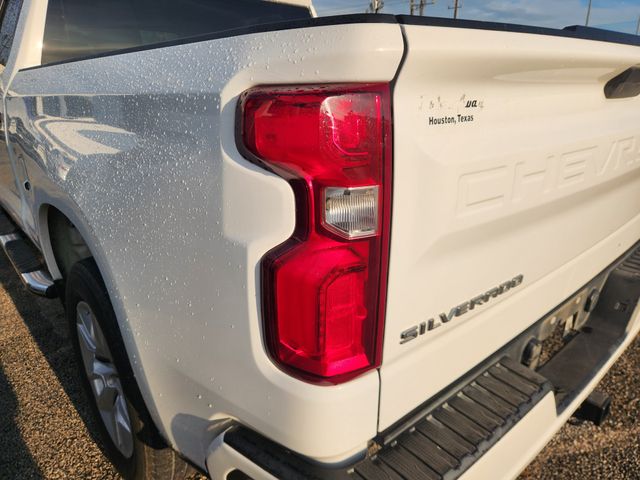 2021 Chevrolet Silverado 1500 Custom White at North Houston Mitsubishi