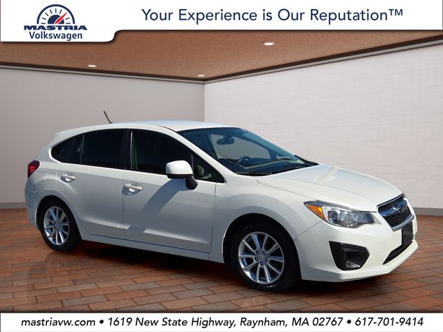 Satin White Pearl 2013 Subaru Impreza Hatchback All-Wheel Drive Continuously Variable Transmission
