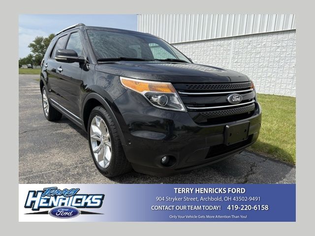 Tuxedo Black Metallic 2013 Ford Explorer Limited 4WD SUV / Crossover All-Wheel Drive 6-Speed Automatic