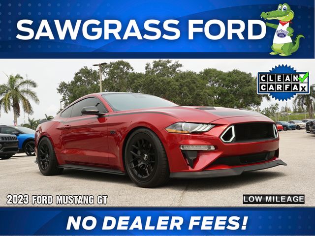 Red Metallic 2023 Ford Mustang Coupe Rear-Wheel Drive Automatic