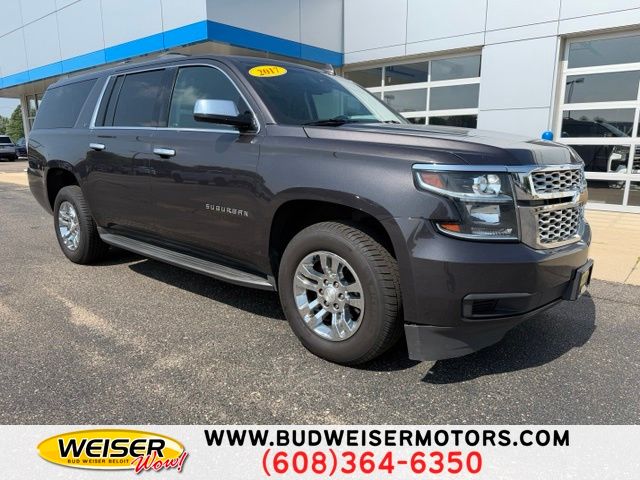 Gray (Tungsten Metallic) 2017 Chevrolet Suburban SUV / Crossover Four-Wheel Drive 6-Speed Automatic Overdrive