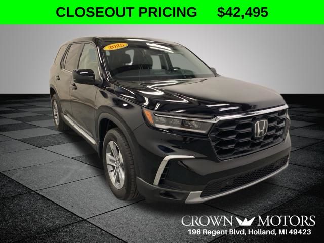 Crystal Black Pearl 2025 Honda Pilot SUV / Crossover All-Wheel Drive Automatic