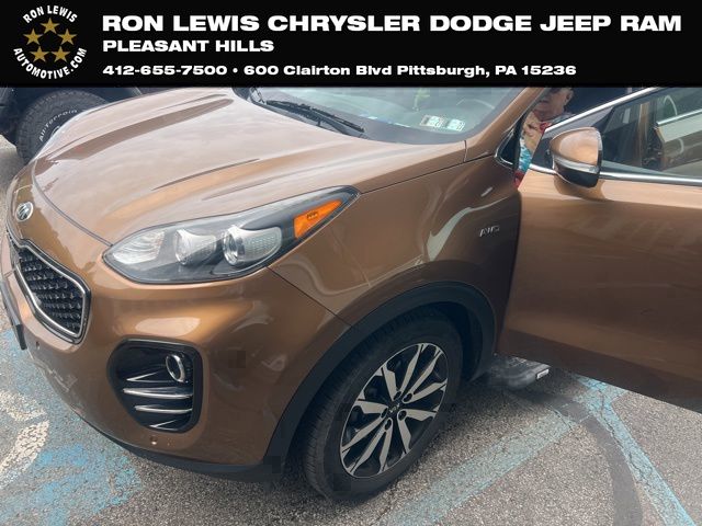 Red (Burnished Copper) 2017 Kia Sportage EX AWD SUV / Crossover All-Wheel Drive 6-Speed Automatic