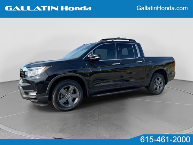 Crystal Black Pearl 2022 Honda Ridgeline Pickup Truck All-Wheel Drive 9-Speed Automatic