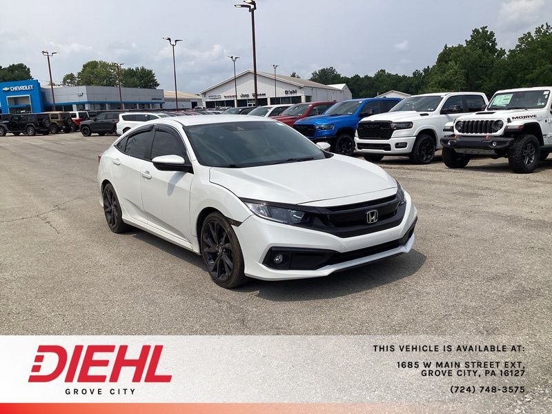  2020 Honda Civic Sedan Front-Wheel Drive 6-Speed Manual