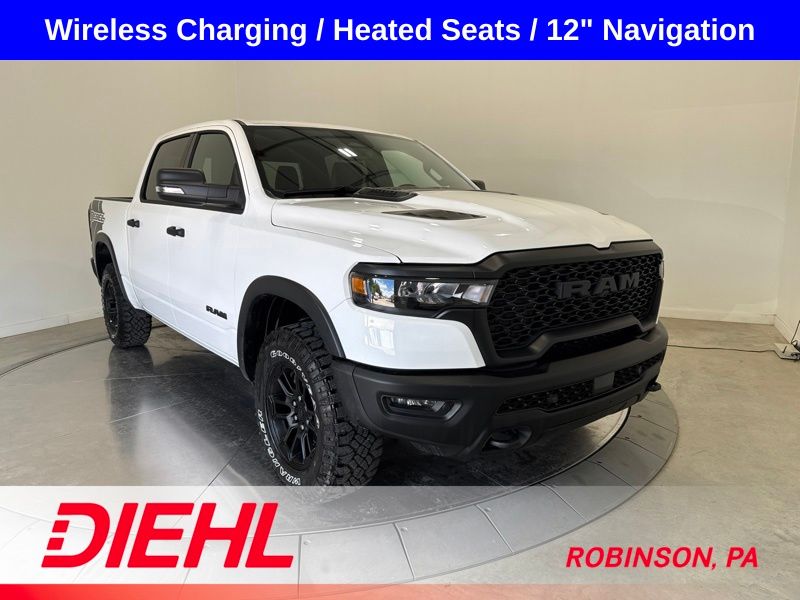Bright White Clearcoat 2026 RAM 1500 Pickup Truck Four-Wheel Drive 8-Speed Automatic