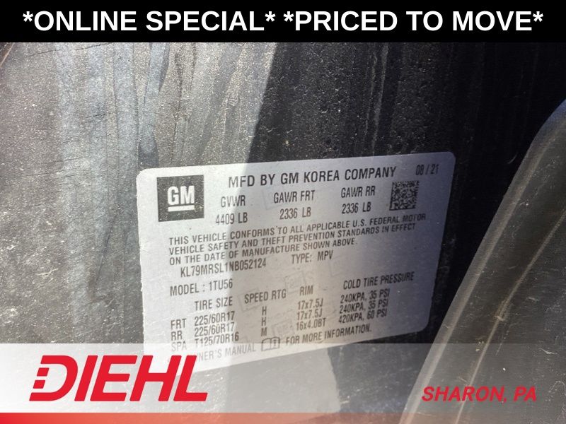 Used 2022 Chevrolet TrailBlazer SUV