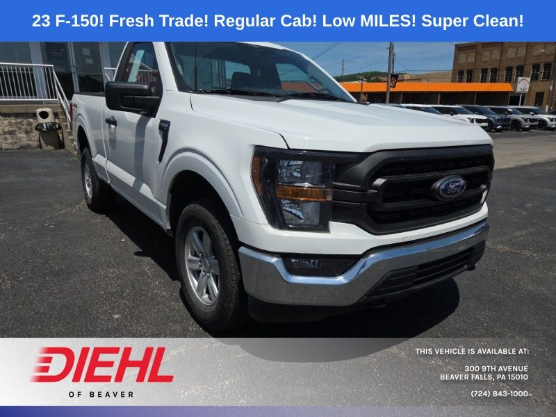 Oxford White 2023 Ford F-150 XL Regular Cab 4WD Pickup Truck Four-Wheel Drive Automatic