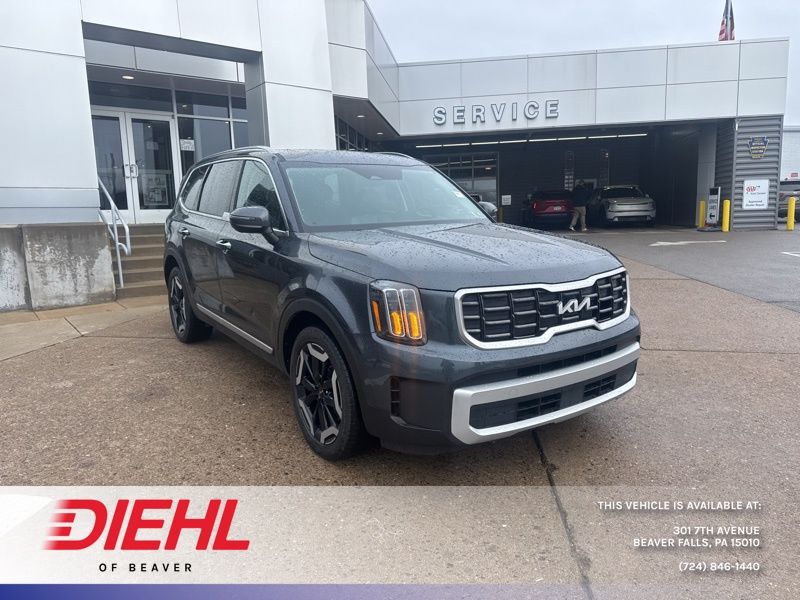 Gravity Gray 2024 Kia Telluride S AWD SUV / Crossover All-Wheel Drive 8-Speed Automatic