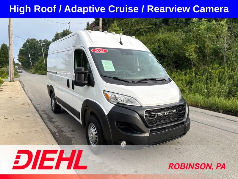 Bright White Clearcoat 2025 RAM ProMaster Van  9-Speed Automatic