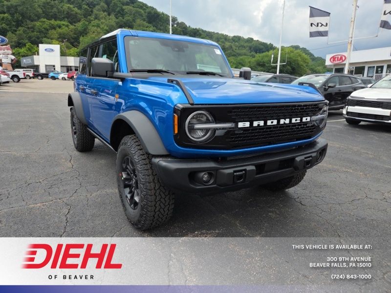 Blue Metallic 2026 Ford Bronco SUV / Crossover Four-Wheel Drive Automatic
