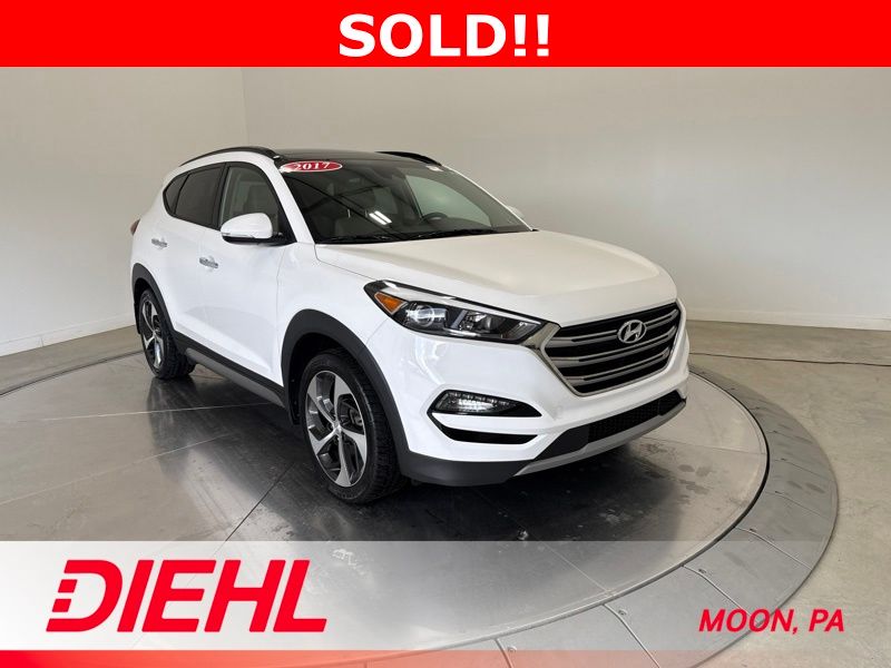 Dazzling White 2017 Hyundai Tucson SUV / Crossover All-Wheel Drive 7-Speed Automatic