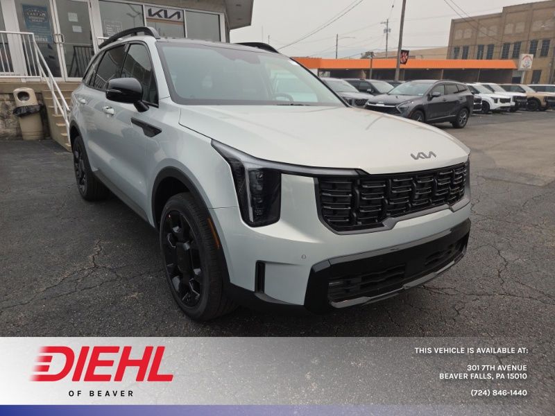 White (Ivory Silver) 2026 Kia Sorento SUV / Crossover All-Wheel Drive 8-Speed Dual Clutch