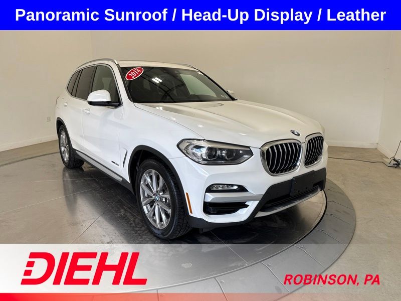 Alpine White 2018 BMW X3 SUV / Crossover All-Wheel Drive 8-Speed Automatic