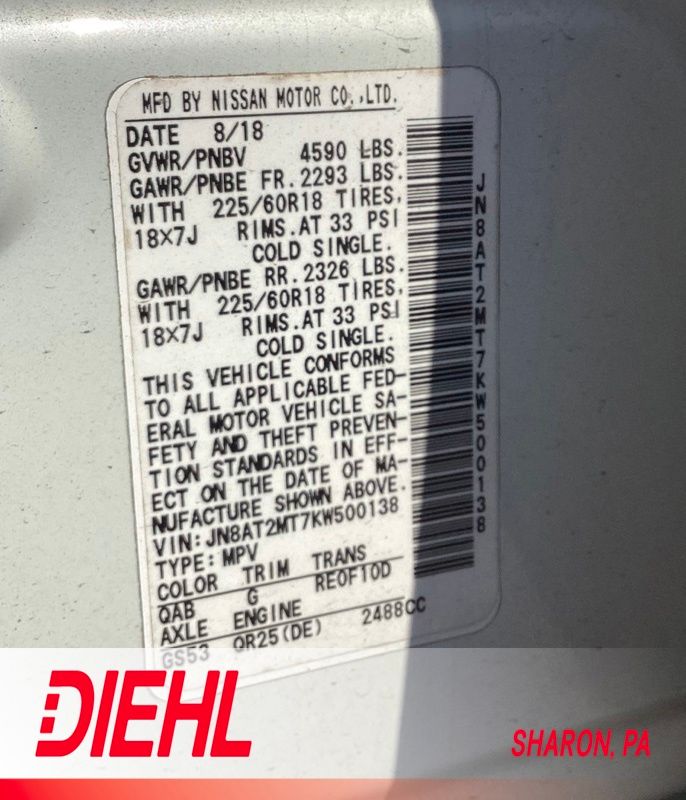 Used 2019 Nissan Rogue SUV