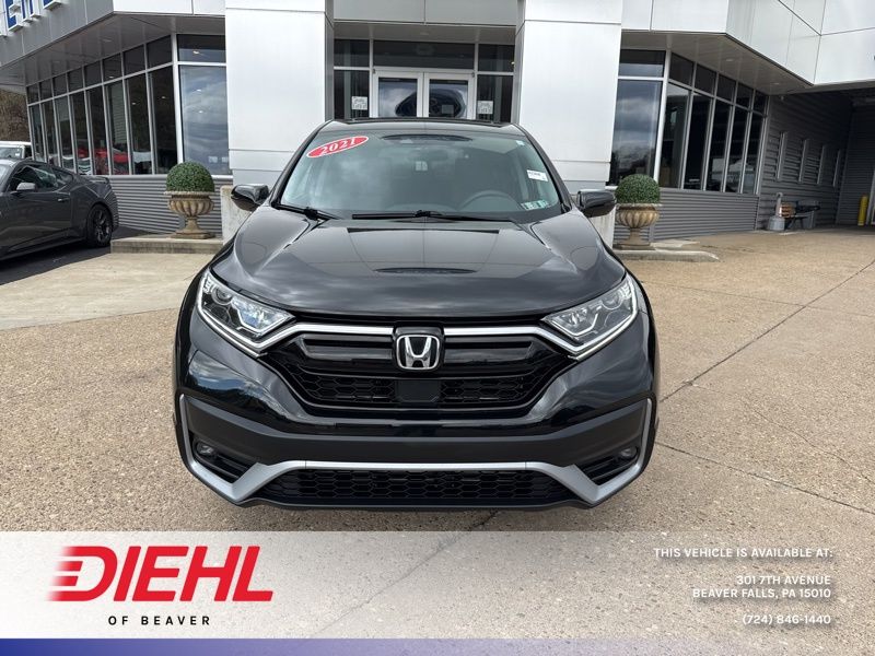 Crystal Black Pearl 2021 Honda CR-V EX AWD SUV / Crossover All-Wheel Drive Continuously Variable Transmission