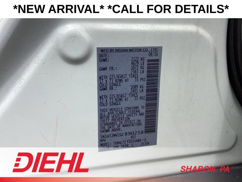 Used 2016 Nissan Rogue SUV