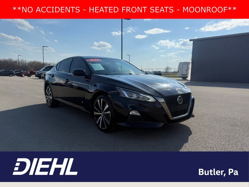 Super Black Clearcoat 2020 Nissan Altima 2.5 SR AWD Sedan All-Wheel Drive Continuously Variable Transmission