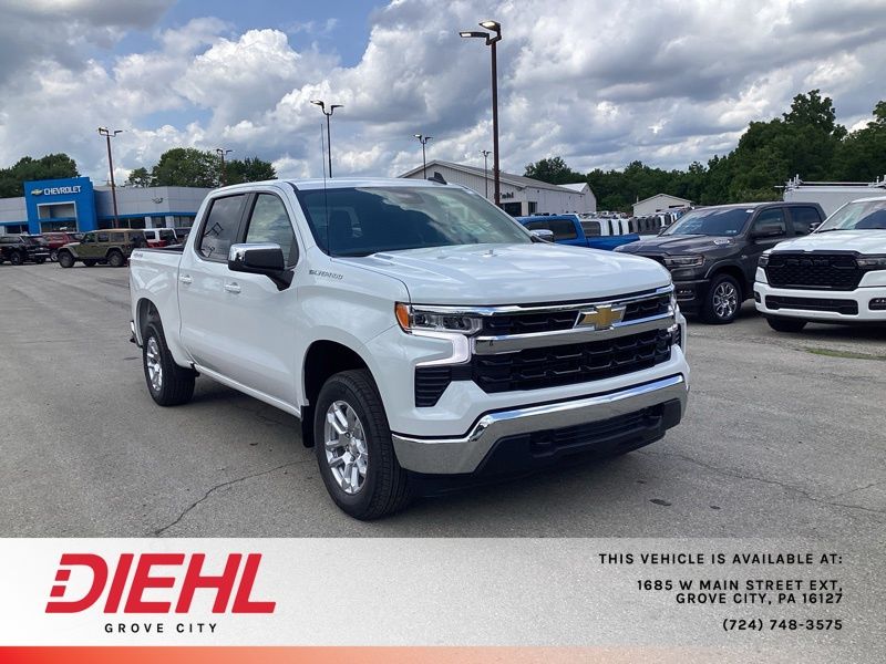 Summit White 2026 Chevrolet Silverado 1500 Pickup Truck Four-Wheel Drive 8-Speed Automatic