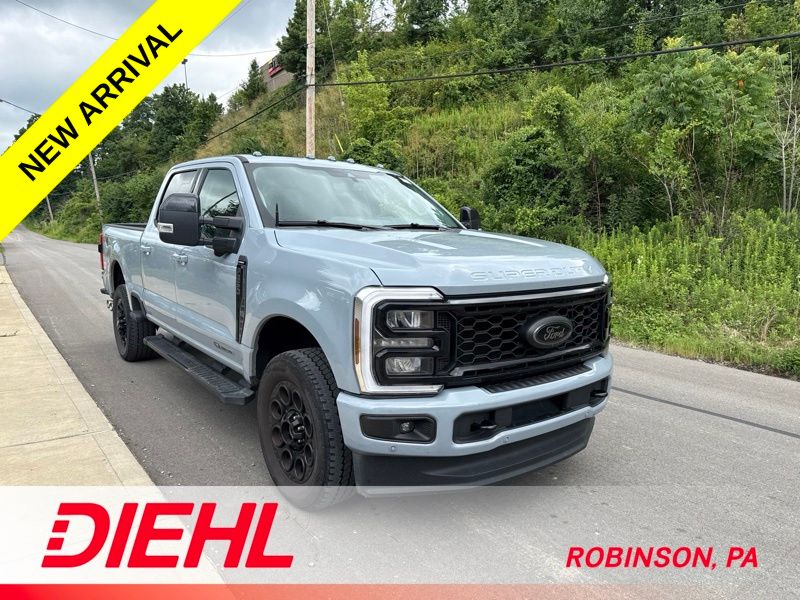 Gray Metallic 2025 Ford F-350 Super Duty Pickup Truck Four-Wheel Drive Automatic