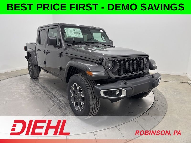 Gray (Granite Crystal Metallic Clearcoat) 2026 Jeep Gladiator Pickup Truck Four-Wheel Drive 8-Speed Automatic
