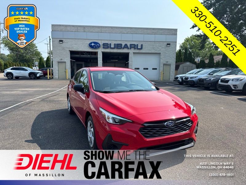 Pure Red 2024 Subaru Impreza Wagon All-Wheel Drive Continuously Variable Transmission