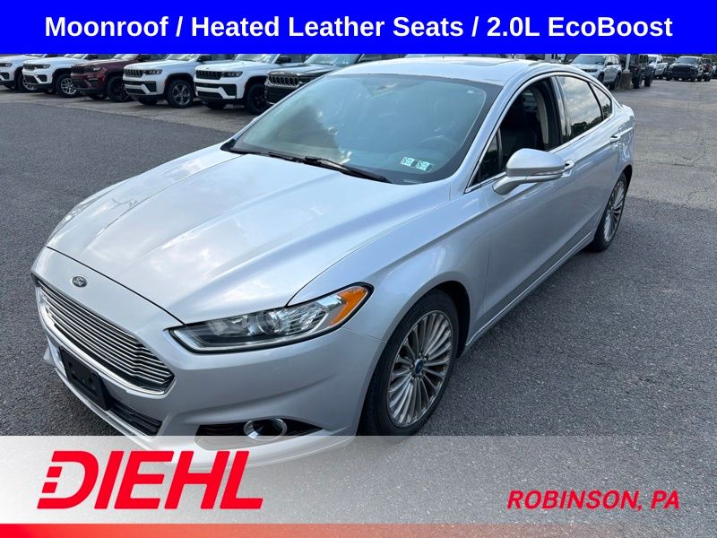 Ingot Silver 2015 Ford Fusion Sedan Front-Wheel Drive 6-Speed Automatic