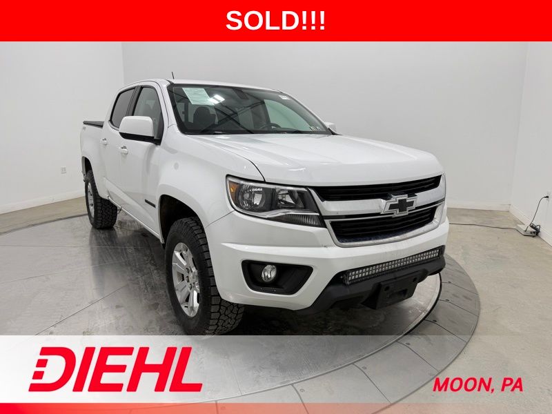 Summit White 2018 Chevrolet Colorado LT Crew Cab 4WD Pickup Truck Four-Wheel Drive 8-Speed Automatic
