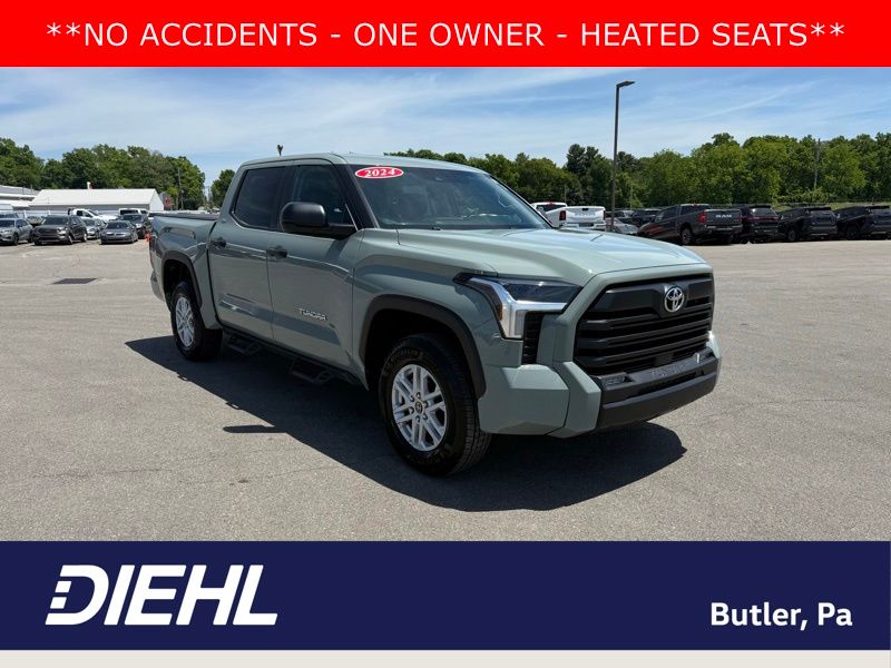 Lunar Rock 2024 Toyota Tundra SR5 CrewMax Cab 4WD Pickup Truck Four-Wheel Drive Automatic