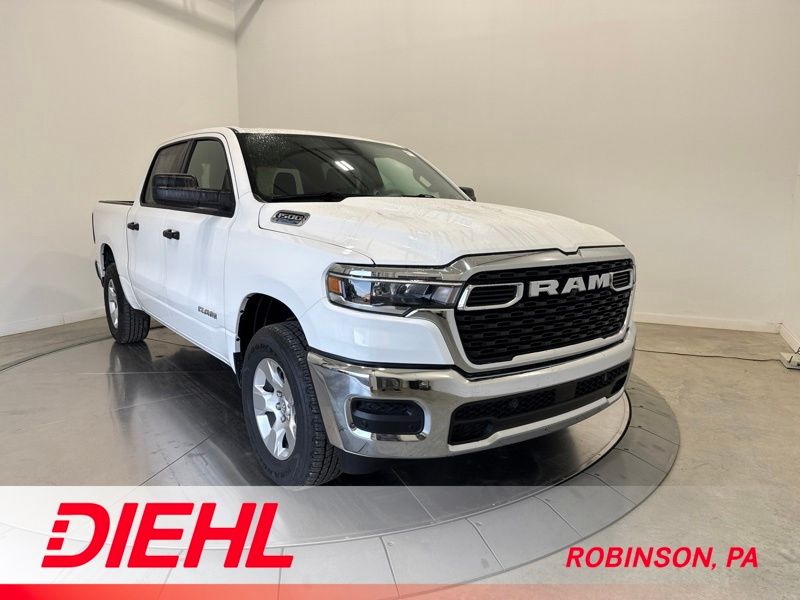 Bright White Clearcoat 2026 RAM 1500 Pickup Truck Four-Wheel Drive 8-Speed Automatic