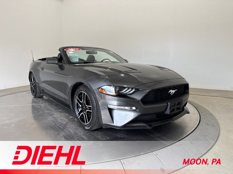 Gray (Magnetic) 2020 Ford Mustang Convertible Rear-Wheel Drive Automatic