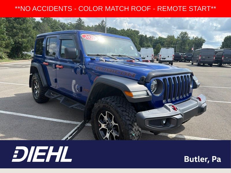 Ocean Blue Metallic Clearcoat 2020 Jeep Wrangler SUV / Crossover Four-Wheel Drive 8-Speed Automatic