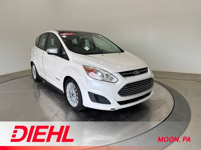 White Platinum 2013 Ford C-Max Hybrid Wagon Front-Wheel Drive Continuously Variable Transmission