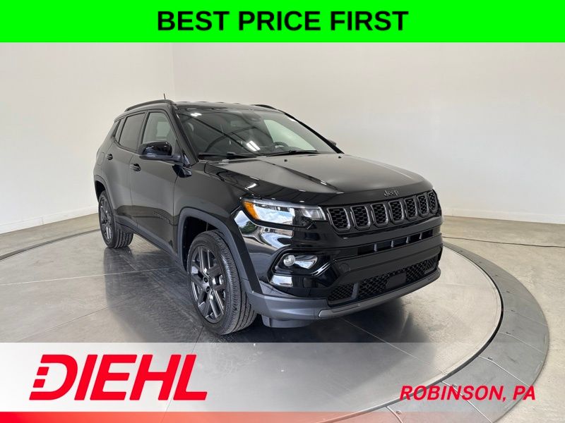 Diamond Black Crystal Pearlcoat 2026 Jeep Compass SUV / Crossover Four-Wheel Drive 8-Speed Automatic