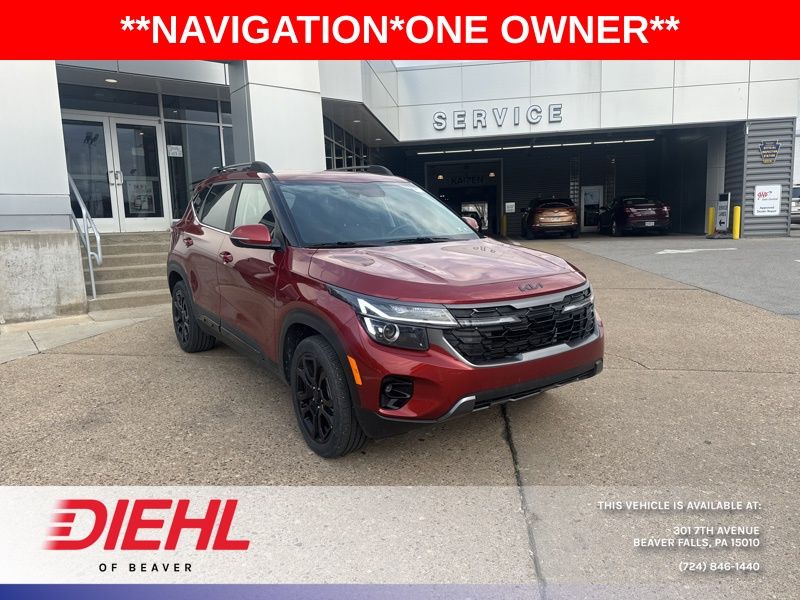 Mars Orange 2025 Kia Seltos X-Line AWD SUV / Crossover All-Wheel Drive 8-Speed Automatic