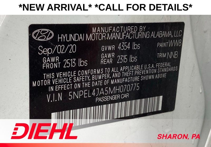 Used 2021 Hyundai Sonata Sedan