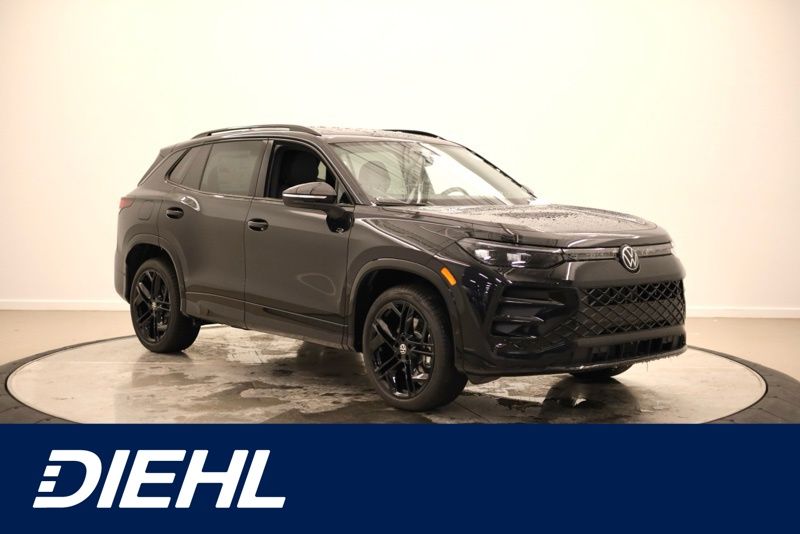 Deep Black Pearl 2026 Volkswagen Tiguan SUV / Crossover All-Wheel Drive 8-Speed Automatic