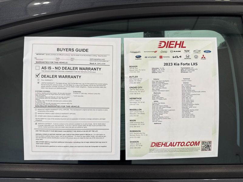 Used 2023 Kia Forte Sedan