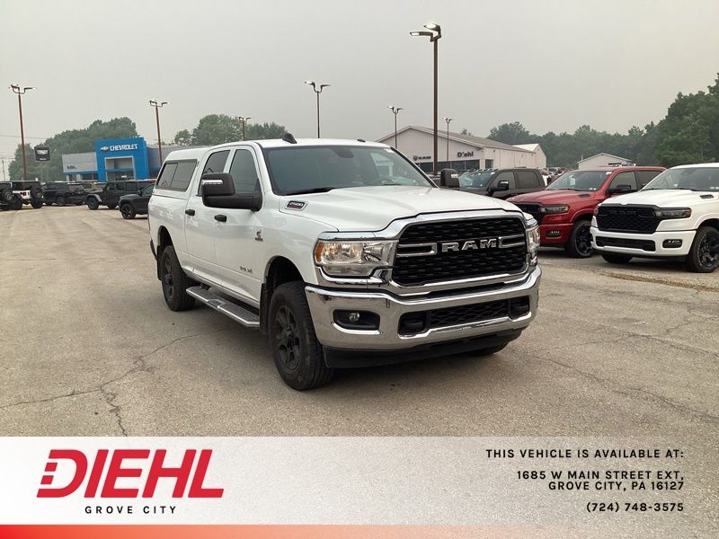 Bright White Clearcoat 2024 RAM 2500 Pickup Truck Four-Wheel Drive 6-Speed Automatic