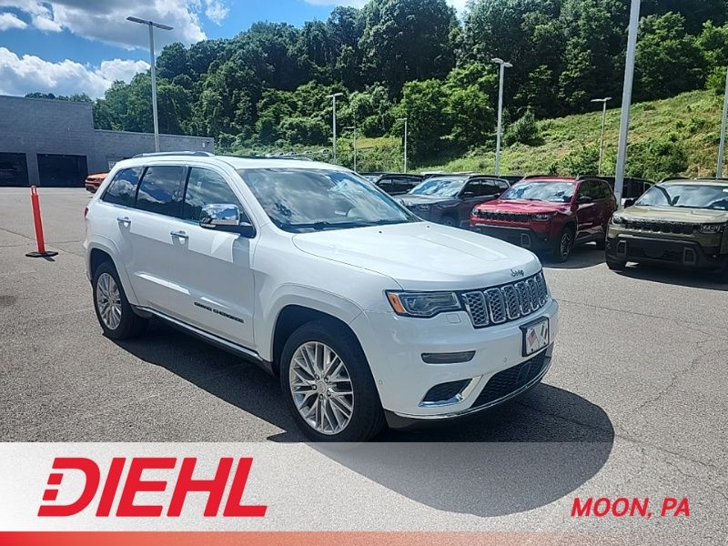 Bright White Clearcoat 2018 Jeep Grand Cherokee SUV / Crossover Four-Wheel Drive 8-Speed Automatic