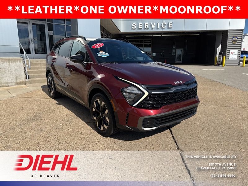 Dawning Red 2023 Kia Sportage X-Line AWD SUV / Crossover All-Wheel Drive 8-Speed Automatic