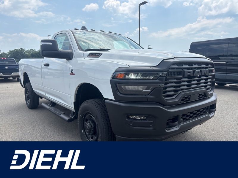 Bright White Clearcoat 2025 RAM 2500 Tradesman LB 4WD Pickup Truck Four-Wheel Drive 8-Speed Automatic