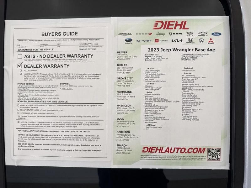 Used 2023 Jeep Wrangler 4xe SUV