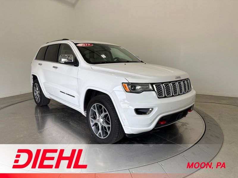 Bright White Clearcoat 2019 Jeep Grand Cherokee SUV / Crossover Four-Wheel Drive 8-Speed Automatic