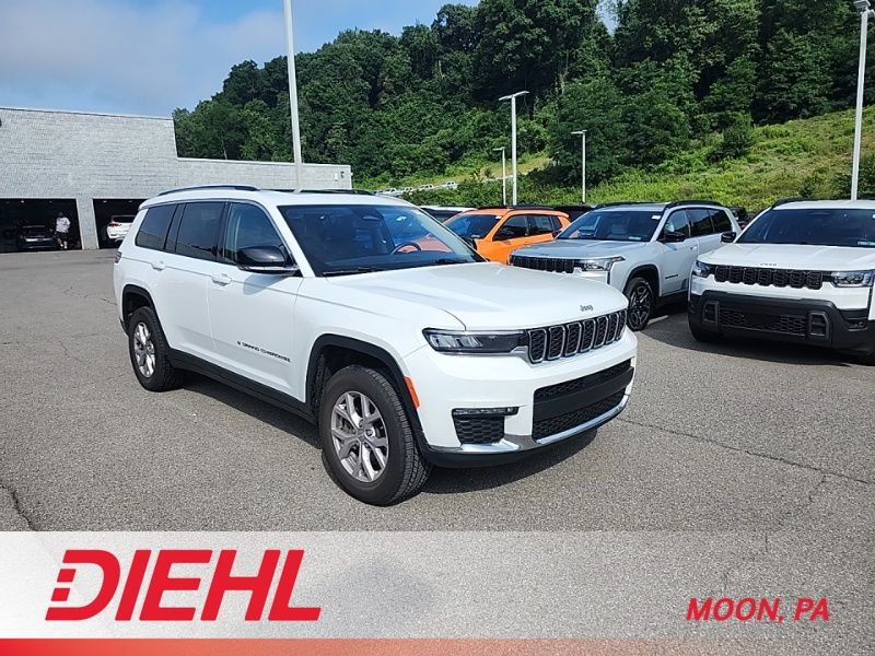 Bright White Clearcoat 2021 Jeep Grand Cherokee L SUV / Crossover Four-Wheel Drive 8-Speed Automatic