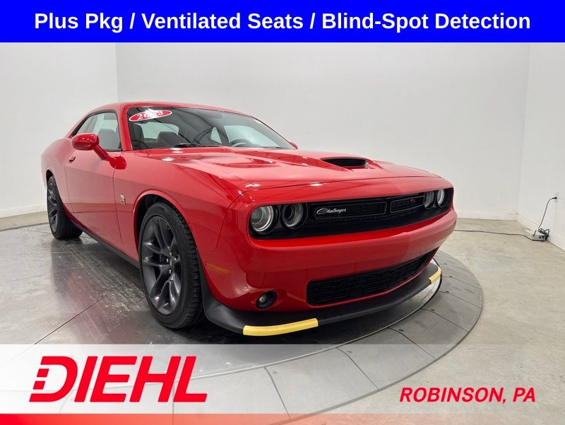 Torred Clearcoat 2023 Dodge Challenger R/T Scat Pack RWD Coupe Rear-Wheel Drive 8-Speed Automatic