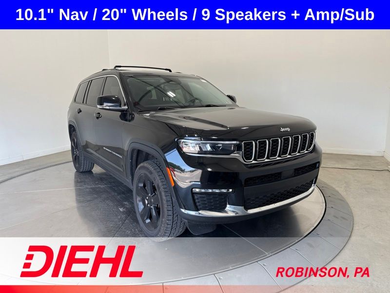 Diamond Black Crystal Pearlcoat 2021 Jeep Grand Cherokee L SUV / Crossover Four-Wheel Drive 8-Speed Automatic