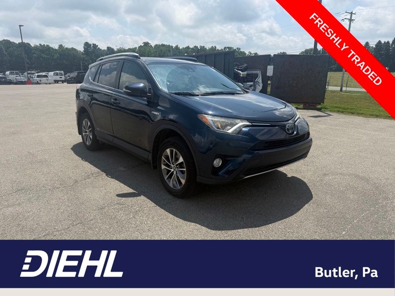 Teal (Aqua) 2018 Toyota RAV4 Hybrid SUV / Crossover All-Wheel Drive Continuously Variable Transmission