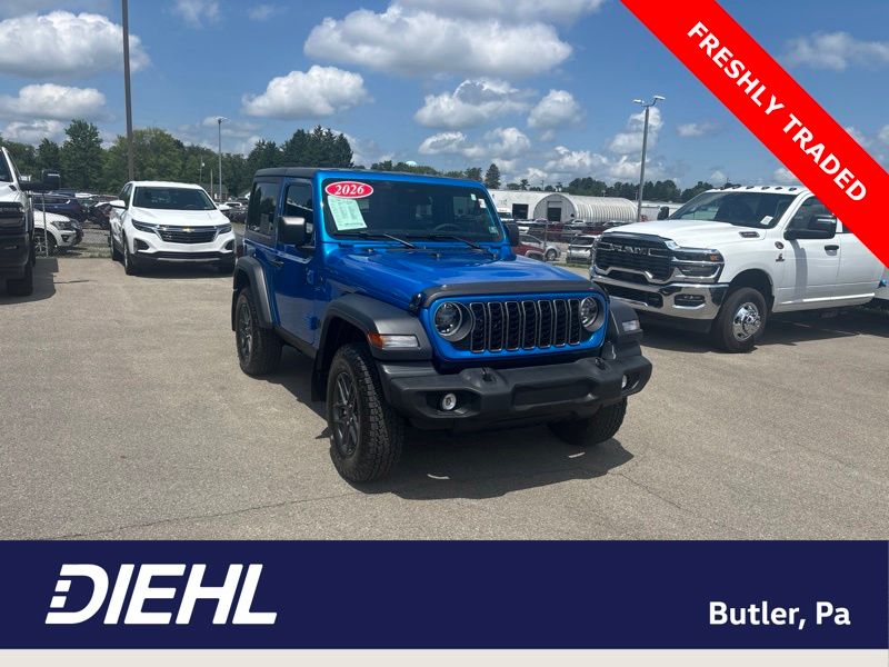Hydro Blue Pearl Coat 2026 Jeep Wrangler SUV / Crossover Four-Wheel Drive 8-Speed Automatic